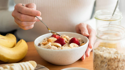 healthy porridge breakfast