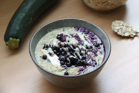 Recipe Zucchini Porridge with Oat Flakes