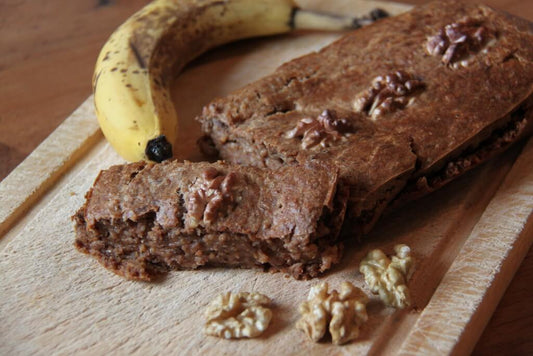 Vegan walnut banana bread