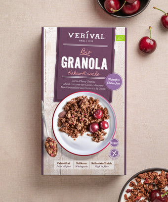 New: Cocoa-Cherry Granola 