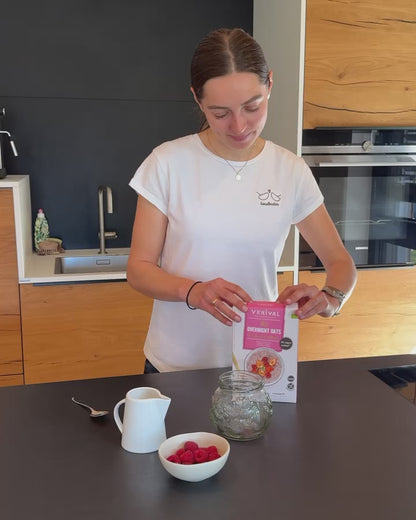 Overnight Oats Raspberry-Strawberry